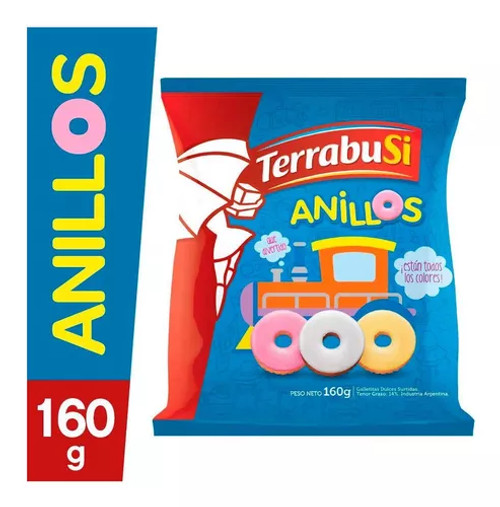 Terrabusi Anillos Galletitas Dulces, 170 g / 5.99 oz