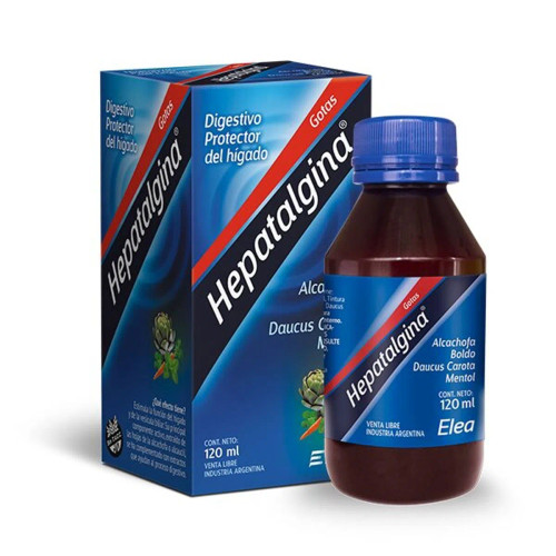 Hepatalgina Natural Digestiva, 120 ml / 4.06 fl oz