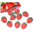 Mogul Gomitas Frutillas Ácidas Sabor Fresa, 150 g / 5.29 oz ea (pack de 2 unidades)