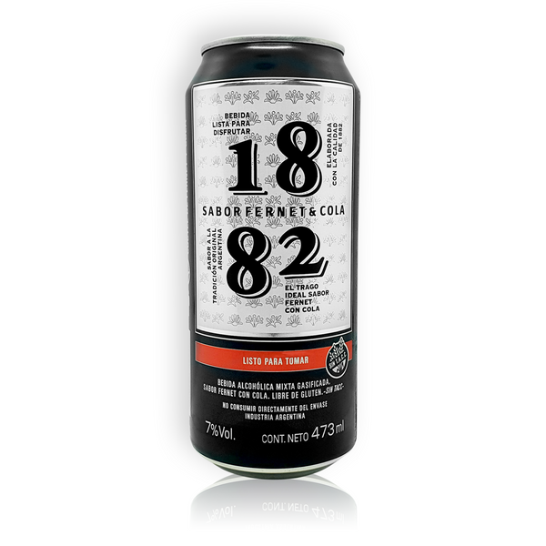 1882 Fernet en Lata Listo para Tomar, 473 ml / 15.99 fl oz