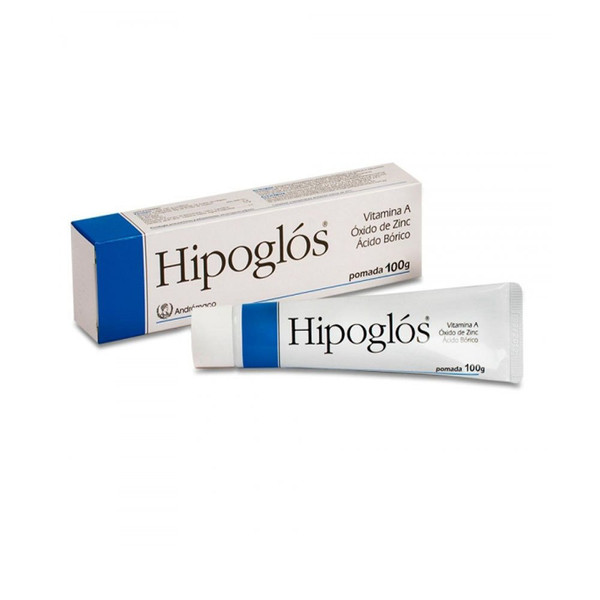 Hipoglós Pomada con Vitamina A, Óxido de Zinc y Ácido Bórico, 100 g / 3.52 oz