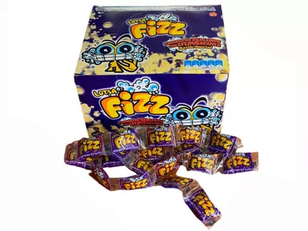 Fizz Caramelo Super Acidos, 884 g / 31.18 oz (caja con 48 unidades)