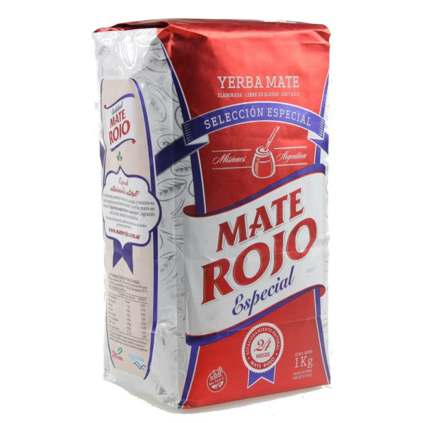 Mate Rojo Yerba Mate Selección Especial, 1 kg / 2.2 lb