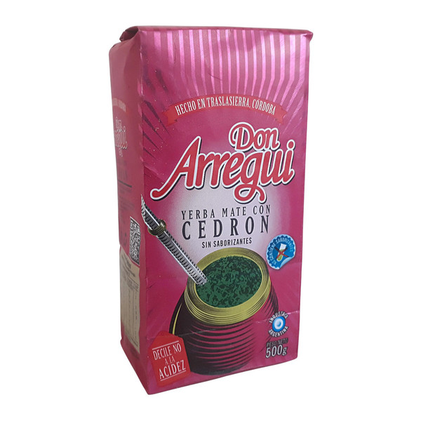 Don Arregui Yerba Mate con Cedron, 500 g / 1.1 lb