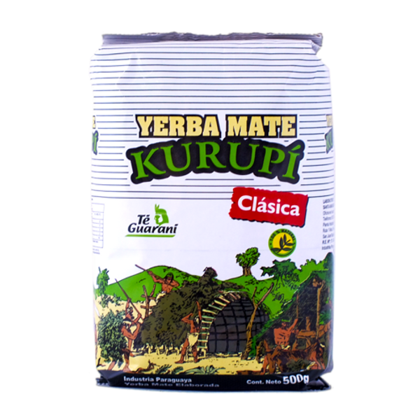 Kurupí Yerba Mate Clásica Cosecha Seleccionada, 500 g / 1.1 lb