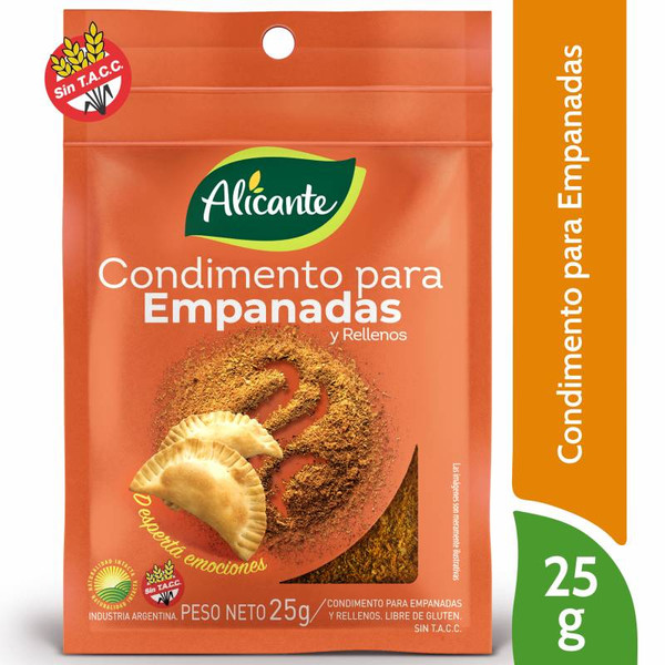 Alicante Condimento para Empanadas, 25 g /  0.88 oz ea (pack  de 3 unidades)
