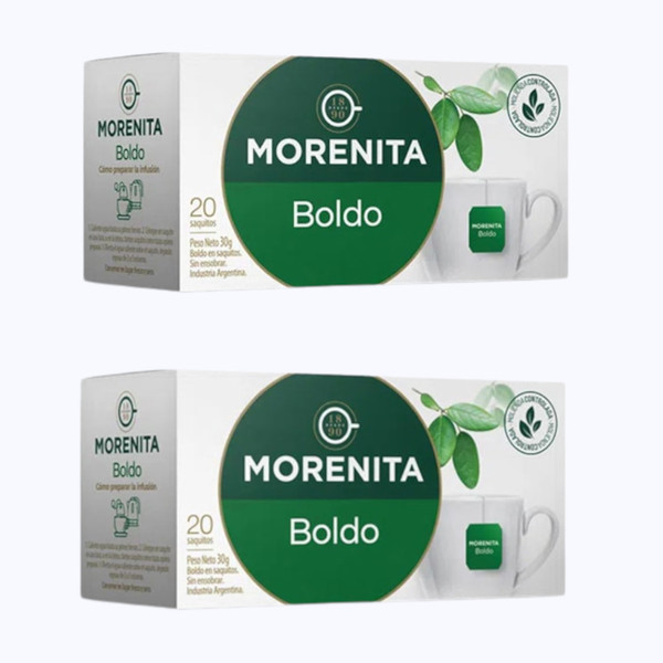 Morenita Té de Boldo, 30 g / 1.05 oz ea (pack de 2 unidades)