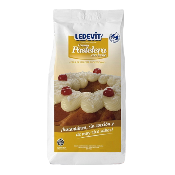 Ledevit Polvo para Preparar Crema Pastelera, 1 kg / 2.2 lb