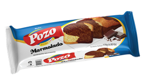 Pozo Budín Marmolado Vainilla y Chocolate, 170 g / 5.99 oz