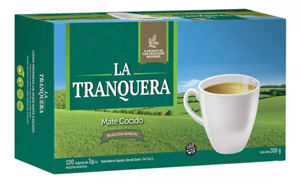 La Tranquera Selección Especial Mate Cocido, 300 g / 10.58 oz (100 Saquitos)