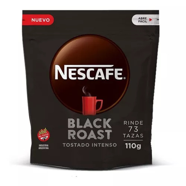 Nescafé Black Roast Café Instantáneo, 110 g / 3.88 oz ea (pack de 2 unidades)