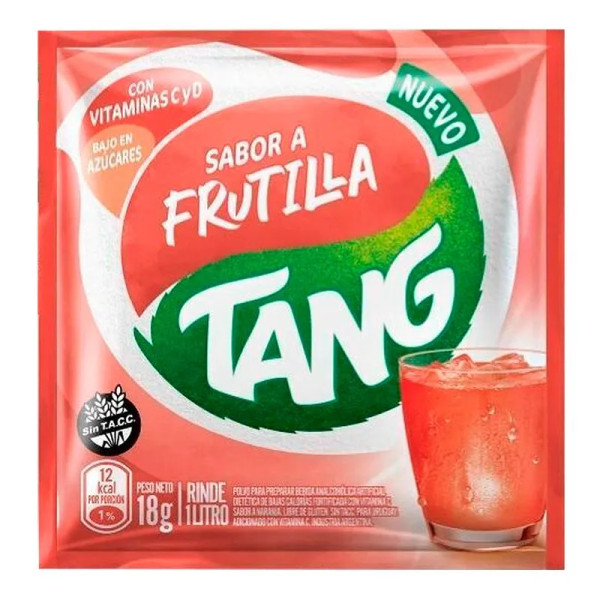 Tang Jugo en Polvo Sabor Frutilla, 15 g / 0.52 oz ea