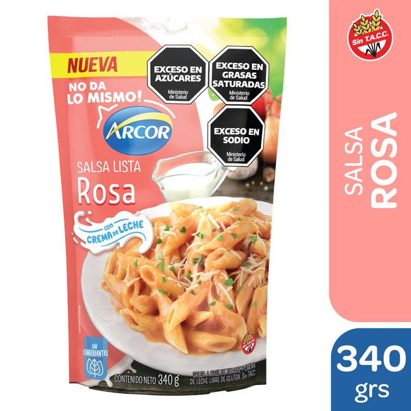 Arcor Salsa Lista para Usar Salsa Rosa, 340 g / 11.99 oz