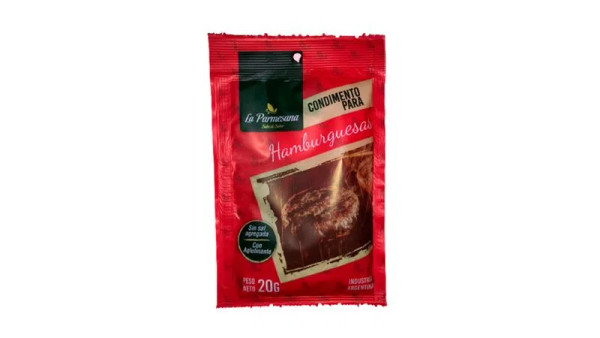 La Parmesana Condimento para Hamburguesa, 20 g / 0.70 oz ea (pack de 3 unidades)