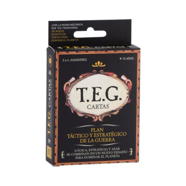 T.E.G Juego de Cartas Plan Tactico Estrategico de Guerra