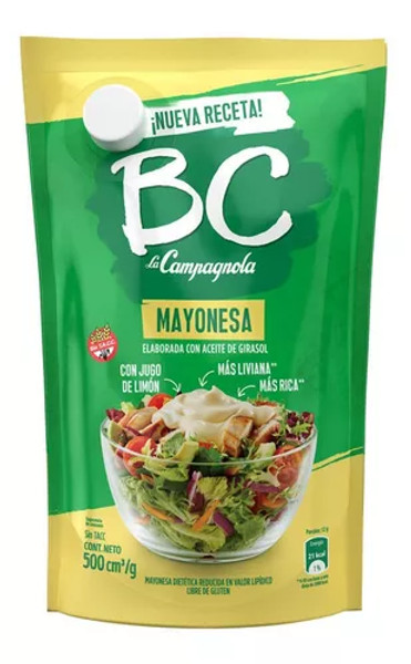 BC Mayonesa, 500 g / 17.63 oz