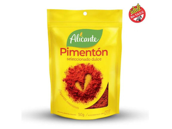 Alicante Pimentón Seleccionado Dulce, 50 g / 1.76 oz ea (pack de 3 unidades)
