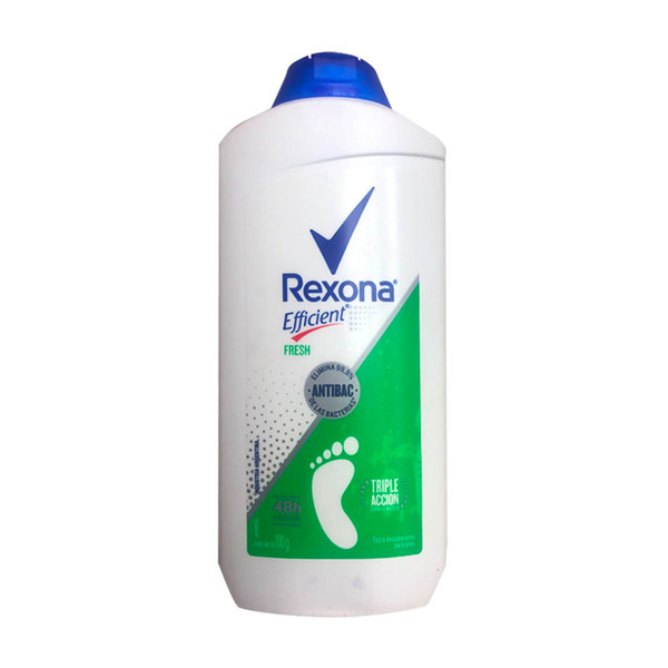 Rexona Efficient Talco Triple Acción, 200 g / 7.05 oz