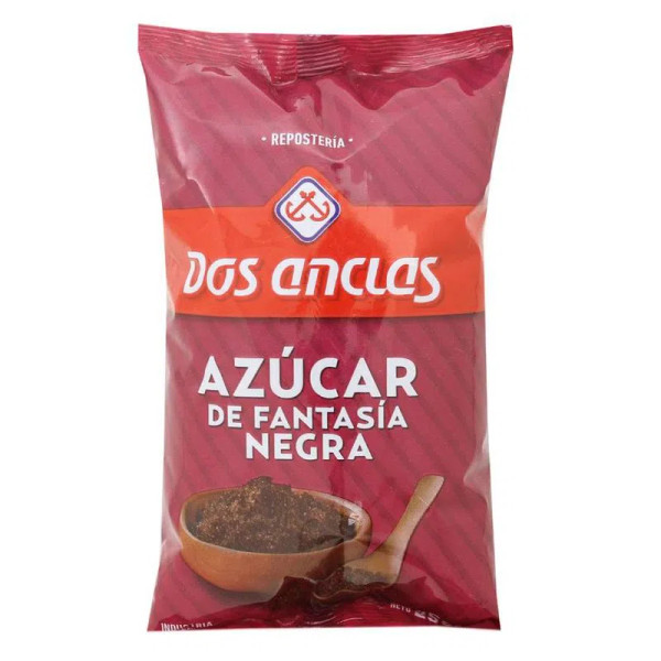 Dos Anclas Azúcar de Fantasía Negra, 250 g / 8.81 oz