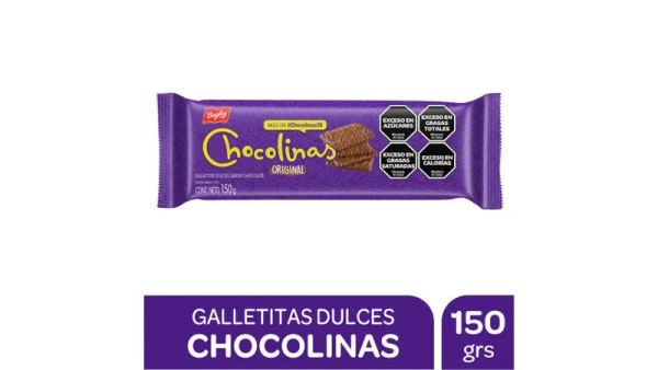 Chocolinas Galletitas de Chocolate,  150 g / 5.29 oz