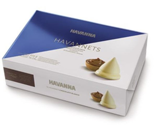 Havannets Chocolate Blanco Relleno de Dulce de Leche, 640 g / 22.57 oz (caja con 12 unidades)