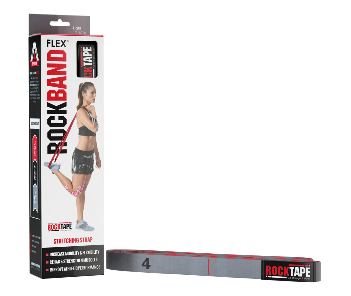 2 RockTapeRx Black - Bulk - RockTape