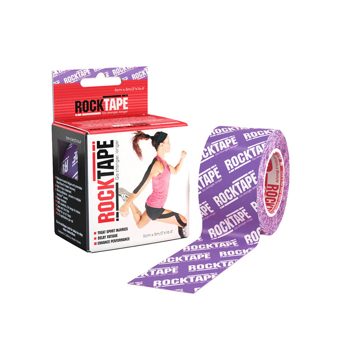 RockTape, the world's best kinesiology tape, in purple logo - Only available for a limited time!