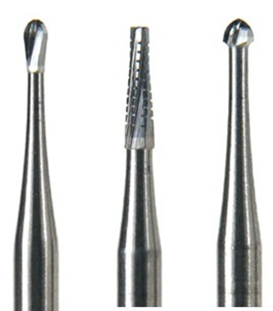 FG Carbide Burs, 1/16" (1.6 mm) Shank