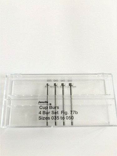 Cup Bur Set sizes 035 - 050 (4 pieces)