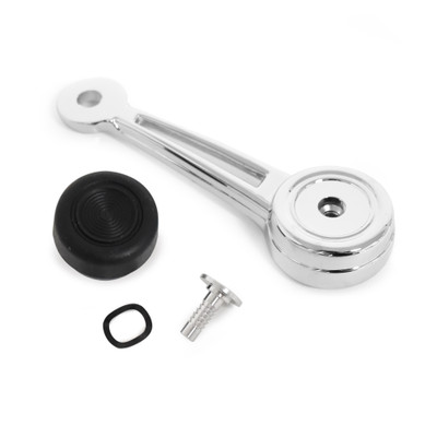 Door & Quarter Window Handle With Black Knob Standard Driver or Passenger Side [FM-BW014K]