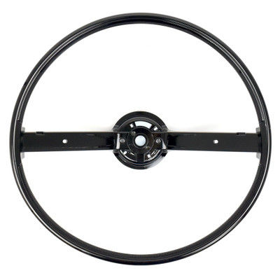 Steering Wheel 2-Spoke For Horn Bars Black [FM-ES008E]
