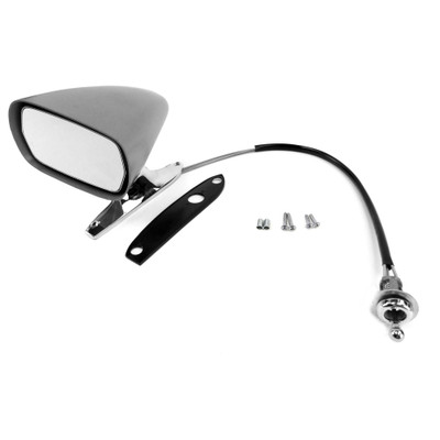 Outside Racing Mirror Remote Driver Side Primer/Chrome [FM-BM012]