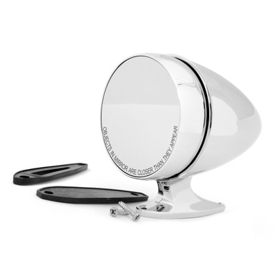 Outside Bullet Mirror Convex Passenger Side Short Base [FM-BM007AV]
