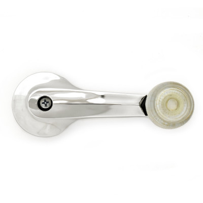 Window Handle 4.5 Inch Long With Clear Knob Driver or Passenger Side [FG-BW072]