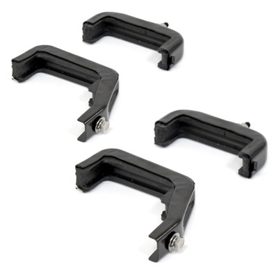 MaxCore Radiator Bracket Set 8 pcs Black For 3.25 Inch Thick Tanks [FB-ER302A]