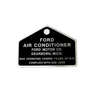 Ford Air Conditioning Compressor Tag [FM-EA005A]