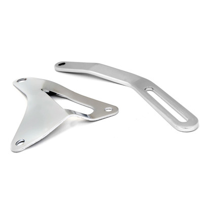 Alternator Bracket Set 289/302/351 w/o Smog Pump Chrome [FM-EA013]