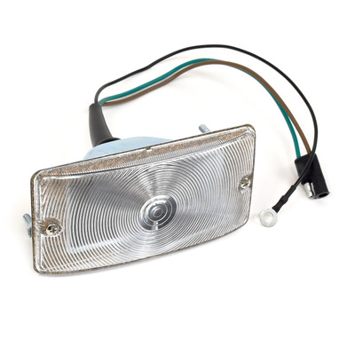 Turn Signal Parking Light Assembly With Clear Lens Fits LH or RH [FB-BP002A]