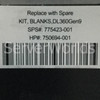 HP 775423-001 DL360 G9 blank kit 