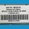 HPe 790500-001 DL60/DL120 Gen9 Riser Cage 786106-001