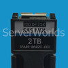 HPe 864917-001 2TB SAS 7200 12G MDL Hot Plug Hard Drive/G7 864256-B21