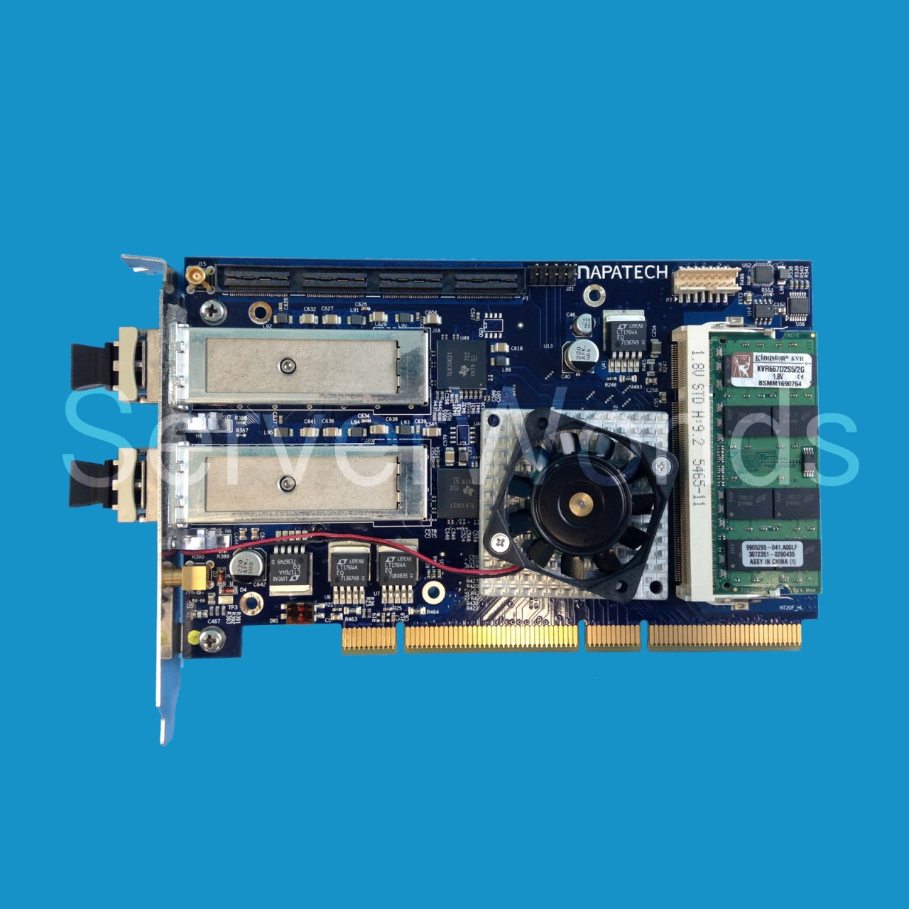 Napatech 2 x 10GB PCI-X w/XFP's HBA NT20X 810-0018-01