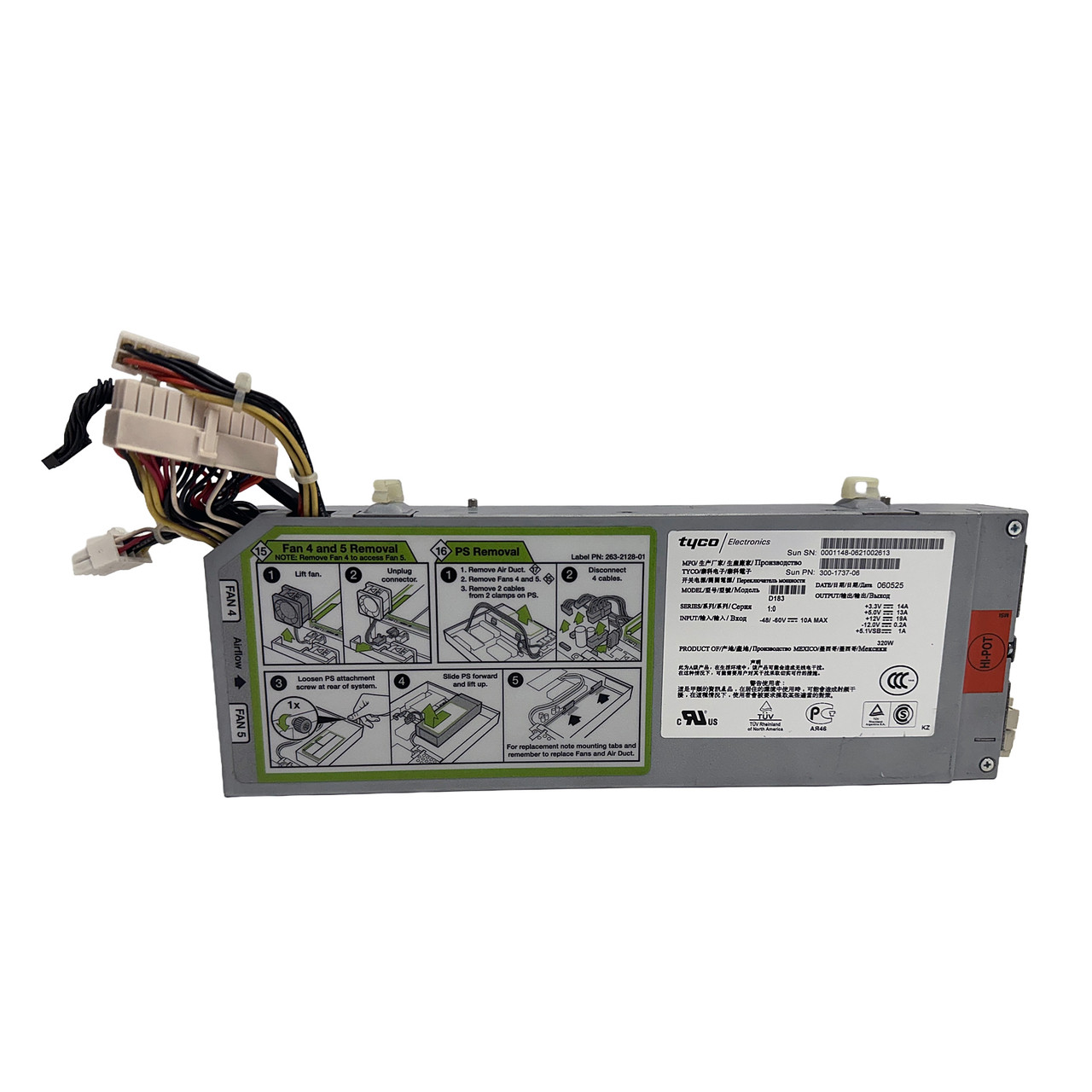 Sun 300-1737 Netra 210 DC Power Supply D183