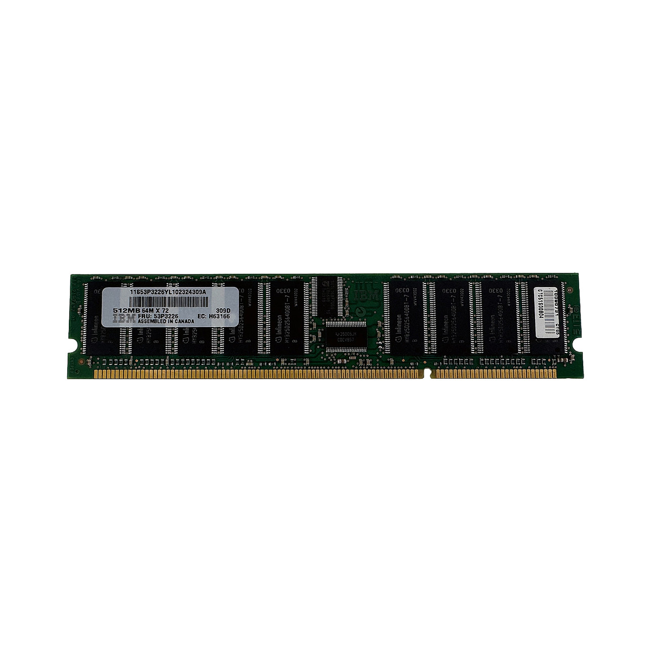 IBM 53P3226 512MB DIMM 208-pin 8NS DDR SDRAM 