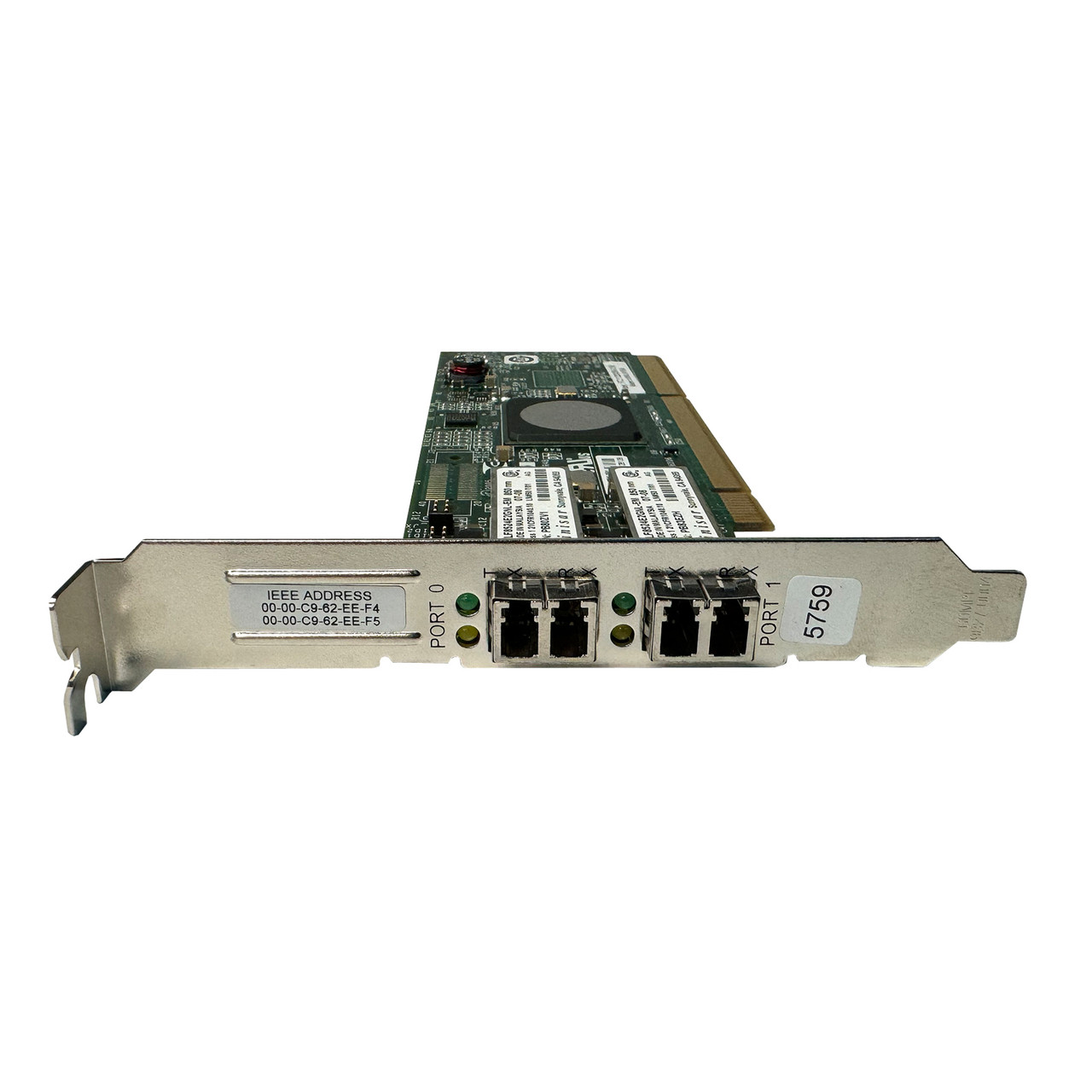 IBM 03N5029 Emulex LP11002 Dual Port 4GB FC Adapter 10N8620