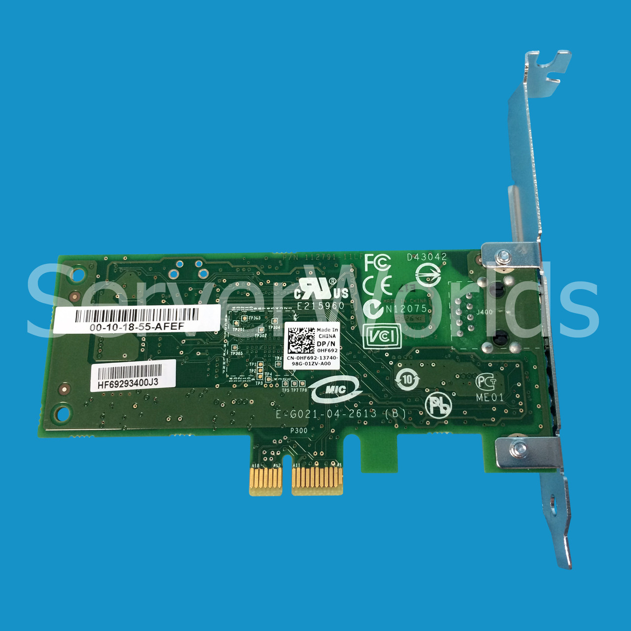 Dell HF692 Broadcom 5721 PCIe Gigabit Network Card