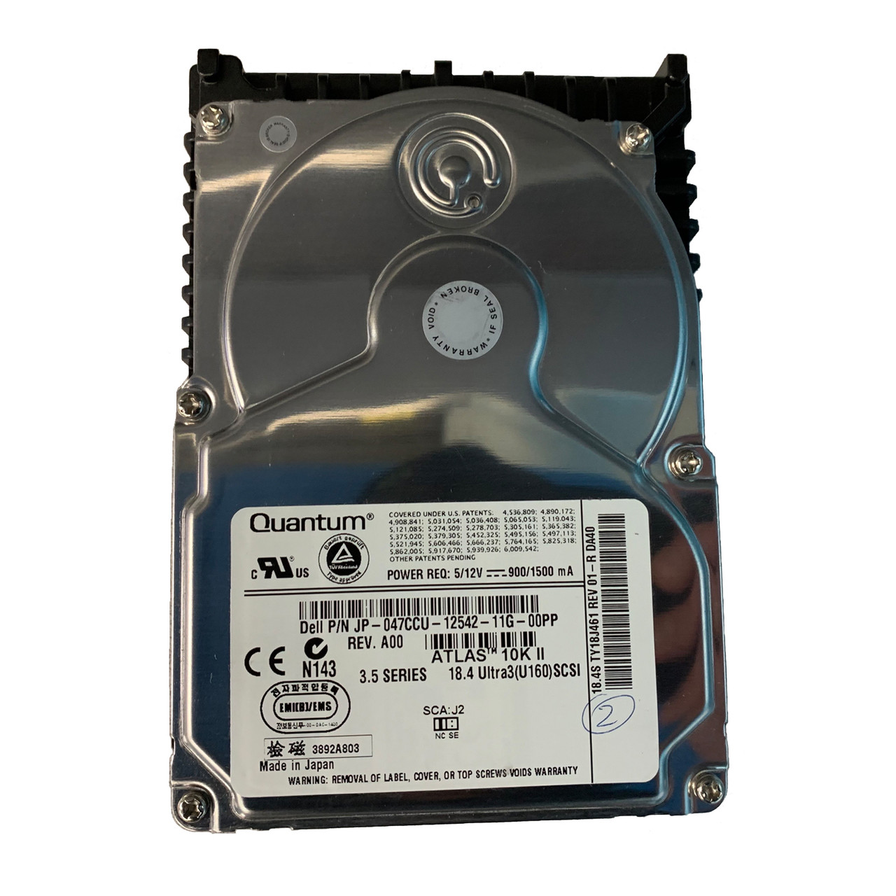 Dell 47CCU 18.4GB U160 10K 80Pin Drive TY18J461