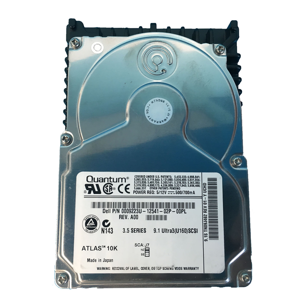 Dell 9223U 9.1GB U160 10K 80Pin Drive TN09J462