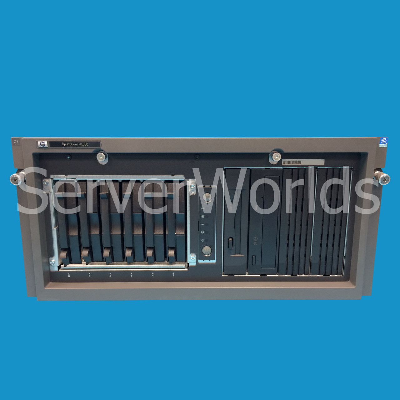 Refurbished HP ML350 G3 Rack 3.06Ghz, 512MB, 641 Raid 333372-001 Front Panel