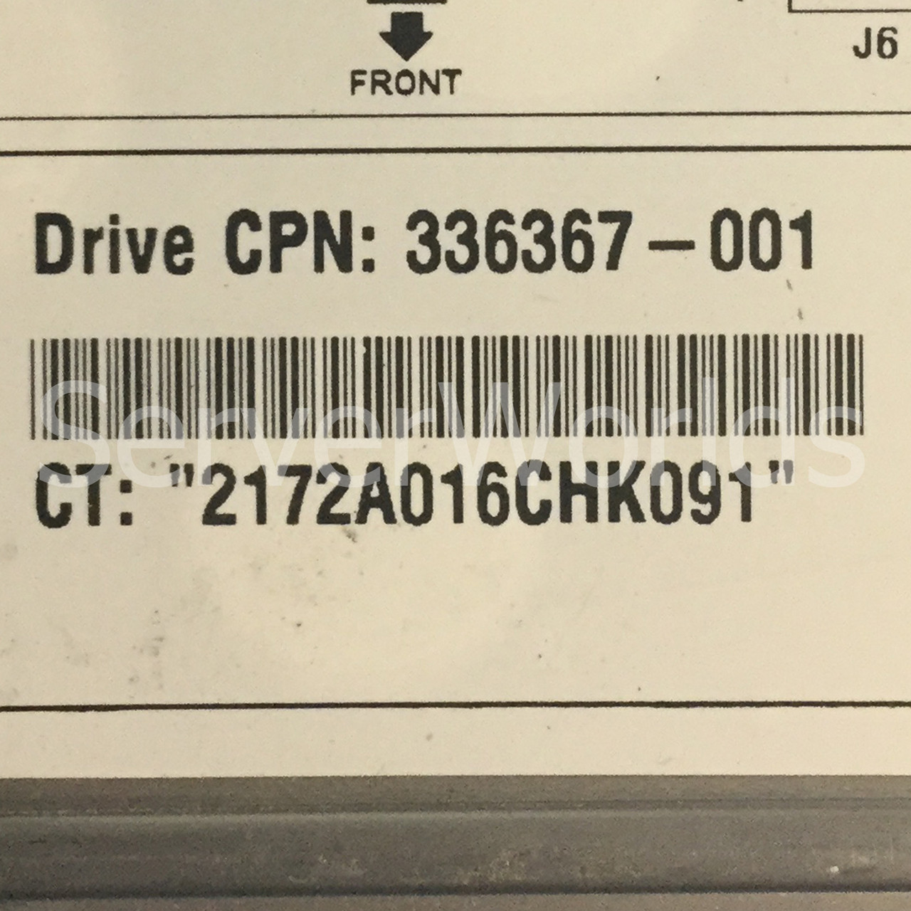 HP 336367-001 18.2GB 1.6  SCSI 10K 80pin 336358-B21